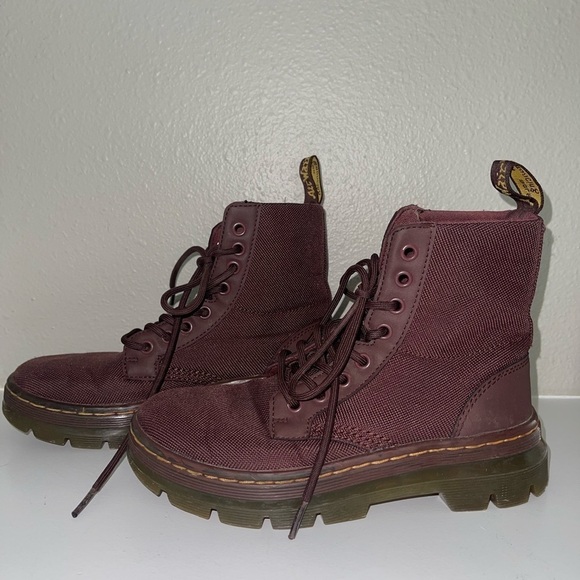DR. MARTENS combs burgundy, boots man 4. Ladies 5 - Picture 12 of 15